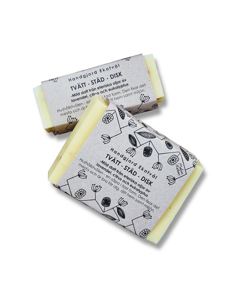 Handmade Eco Soap Laundry-Cleaning-Dishwashing - mild scent Solid soap