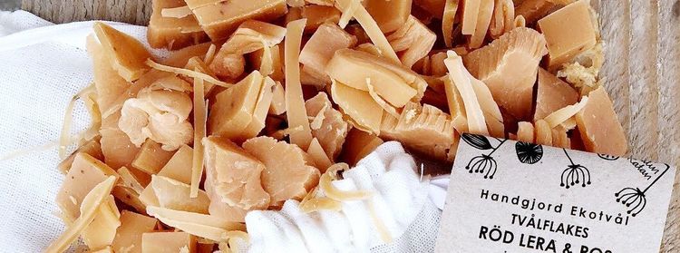 Handmade Eco Soap Red Clay & Rose - oriental scent of patchouli