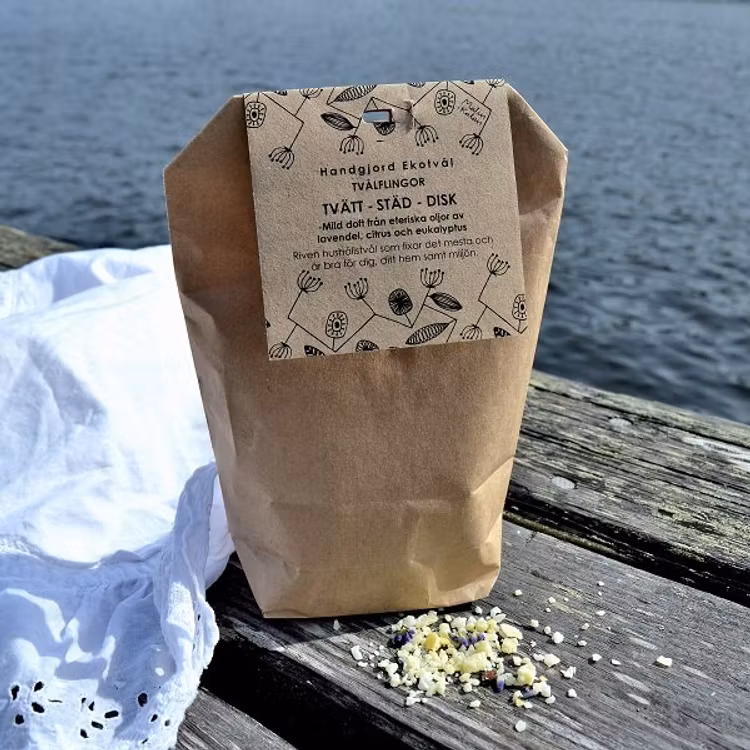 Handmade Eco Soap Laundry-Cleaning-Dishwashing Soap flakes - mild scent