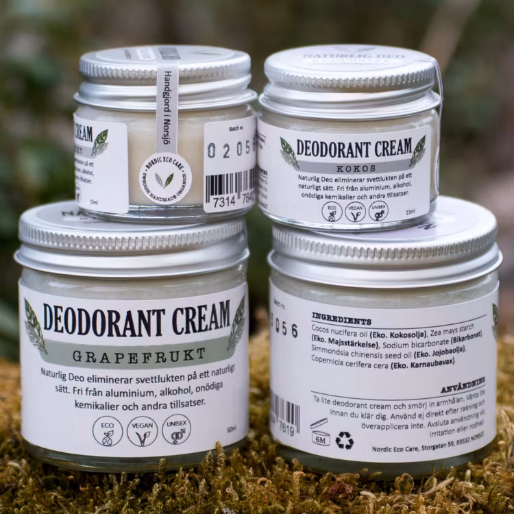 NaturligDeo Cream Grapefrukt - Ekologisk Deodorant