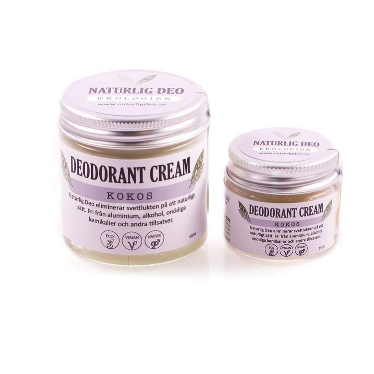 NaturligDeo Cream Coconut - Organic Deodorant
