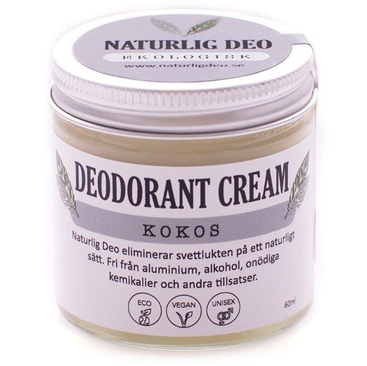 NaturligDeo Cream Coconut - Organic Deodorant