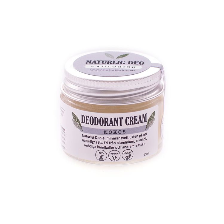 NaturligDeo Cream Coconut - Organic Deodorant