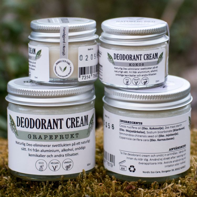 NaturligDeo Cream Coconut - Organic Deodorant