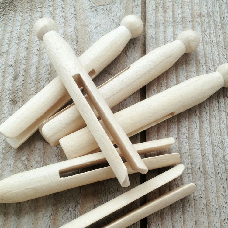 Clothespins, Old fashioned, 20 pieces