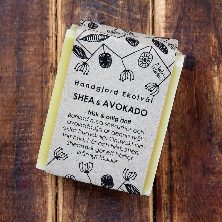 Handmade Eco Soap Shea & Avocado - fresh herbal scent