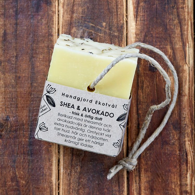 Handmade Eco Soap Shea & Avocado - fresh herbal scent