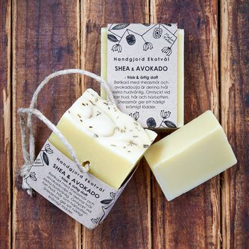 Handmade Eco Soap Shea & Avocado - fresh herbal scent