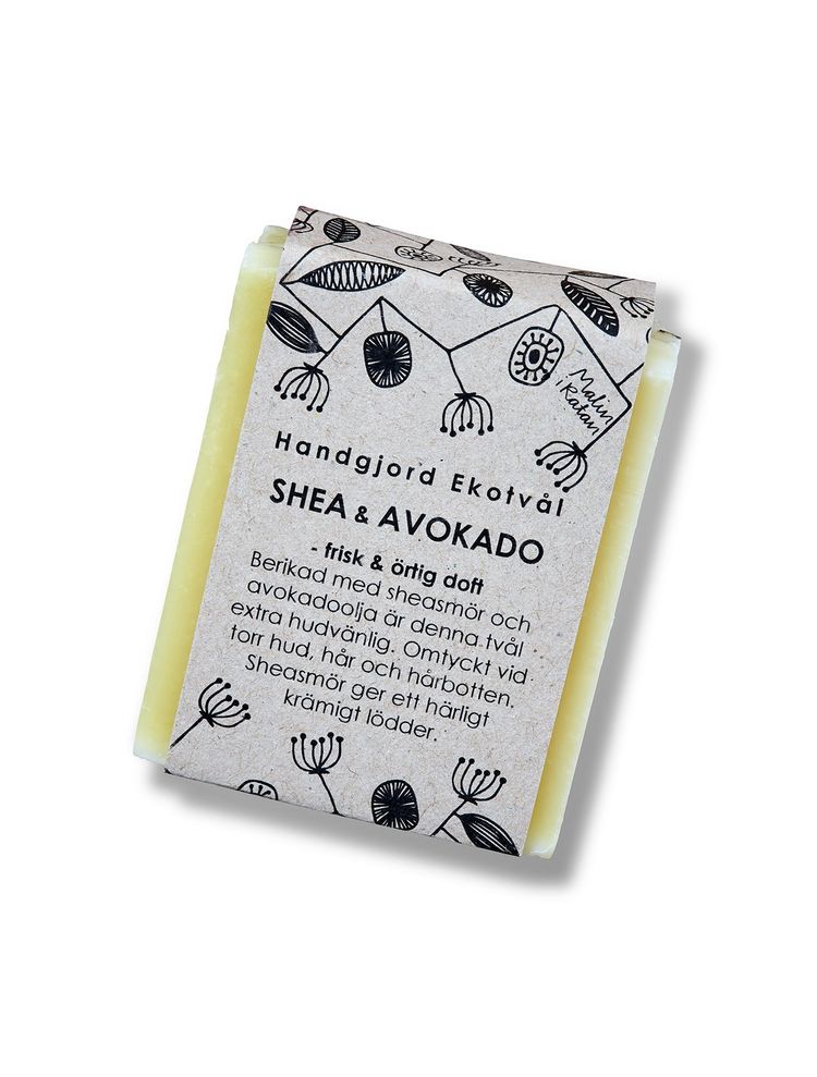 Handmade Eco Soap Shea & Avocado - fresh herbal scent