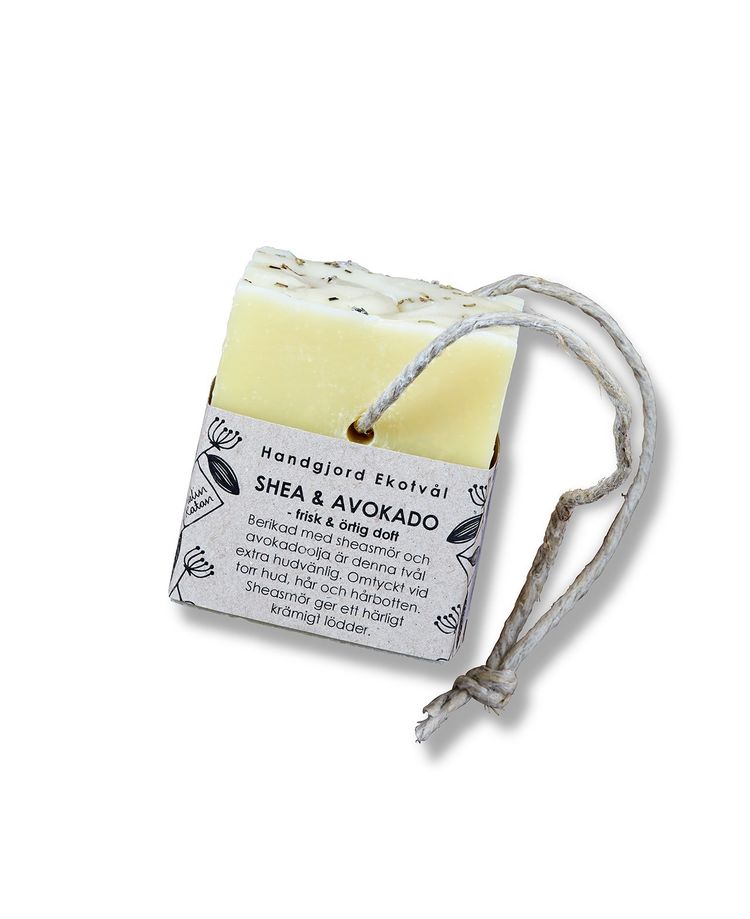 Handmade Eco Soap Shea & Avocado - fresh herbal scent