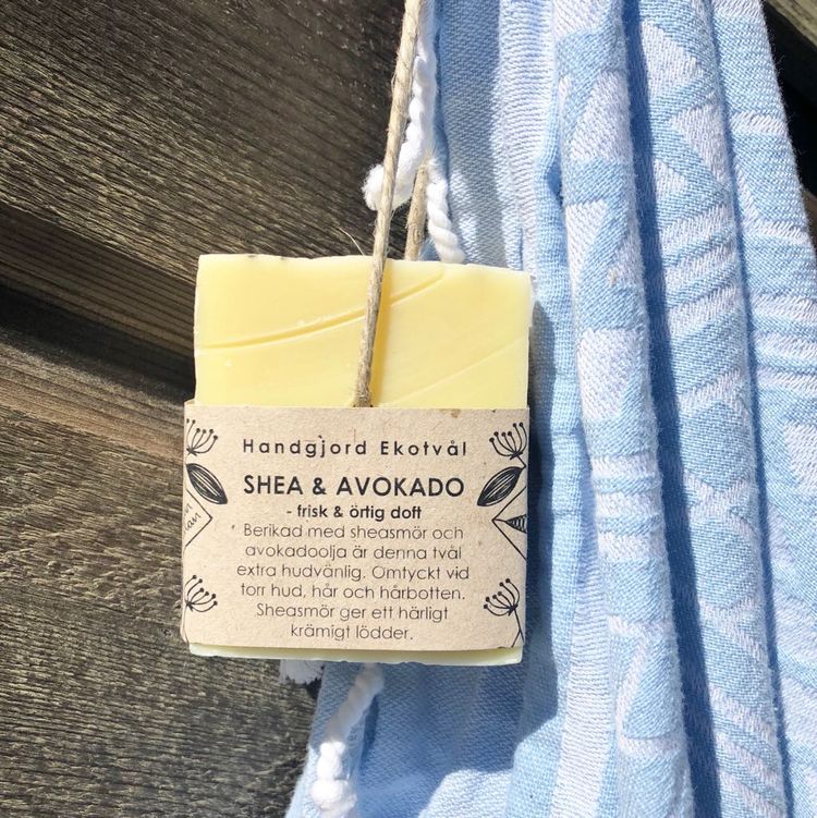 Handmade Eco Soap Shea & Avocado - fresh herbal scent