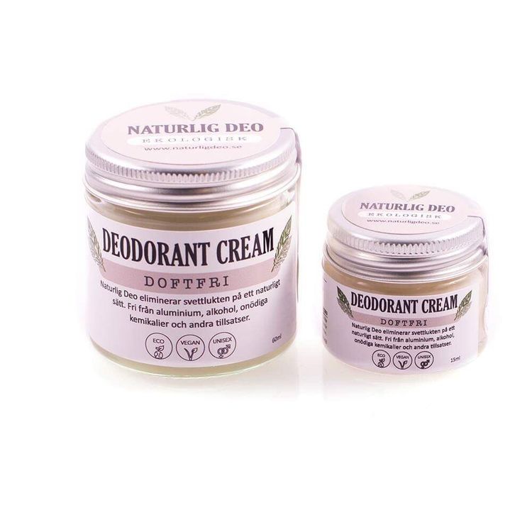 NaturligDeo Cream No Added Fragrance - Organic deodorant
