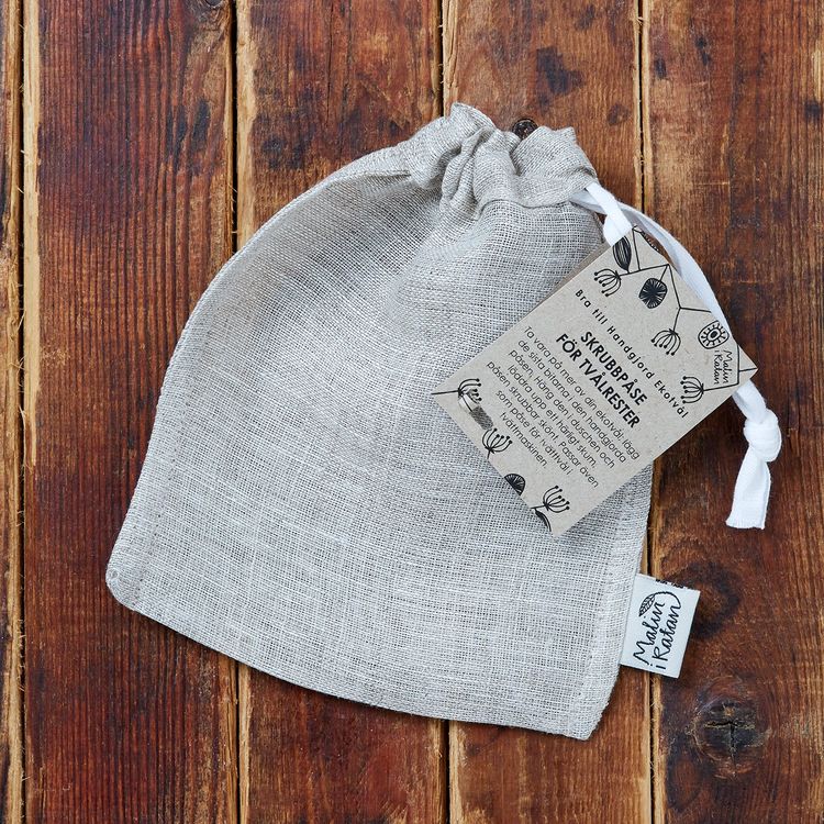 Scrubbing bag for soap scraps