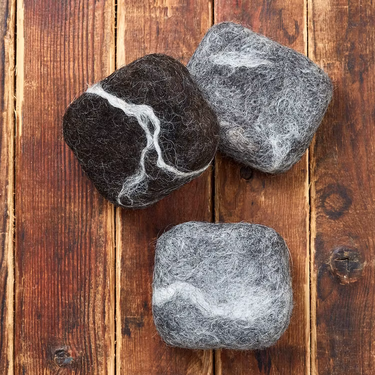 Felted soap