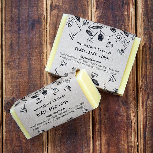 Handmade Eco Soap Laundry-Cleaning-Dishwashing - Unscented Solid Soap