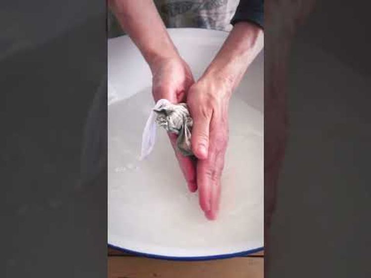Scrubbing bag for soap scraps