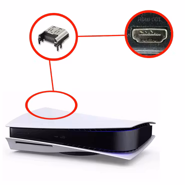 HDMI-reparation – Spelkonsol
