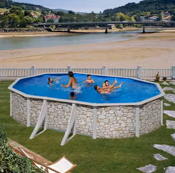 Classic Poolpaket  Stenimitation