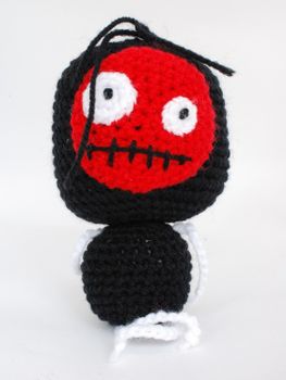 Läskigt monster virkmönster amigurumi