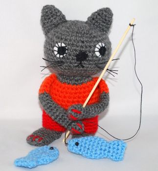Storfiskaren virkmönster amigurumi
