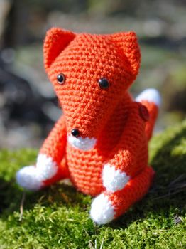 Räven Rönnskog virkmönster amigurumi