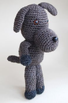 Hunden Bruno virkmönster amigurumi