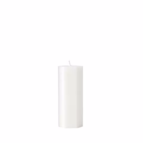 Spindelvävsljus 5X10 cm naturvit