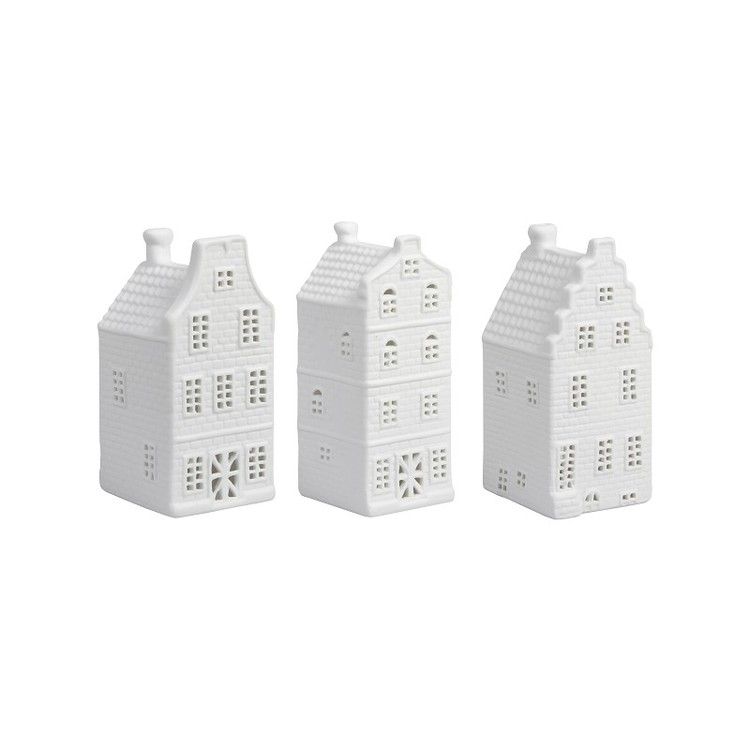 Ljushus i sett med  3 olika hus . variant 1