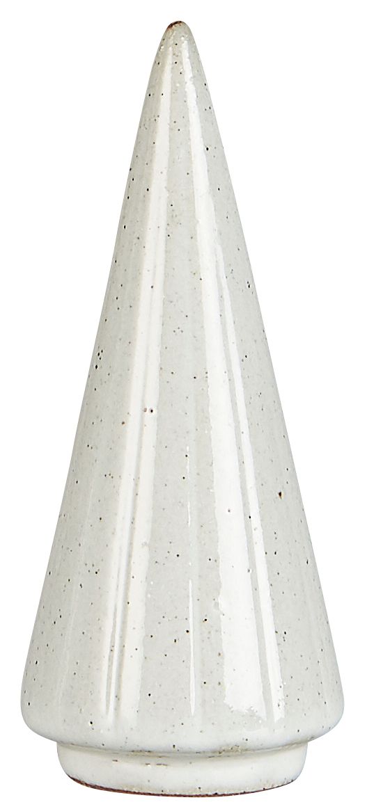Julgran i porslin  9 cm vit