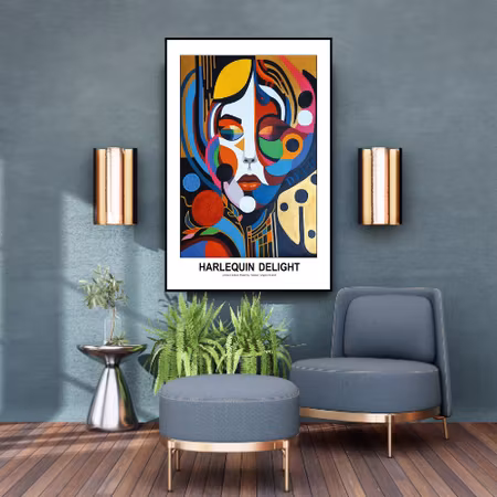 Poster - Harlequin Delight