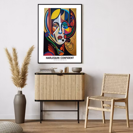 Poster - Harlequin Confident