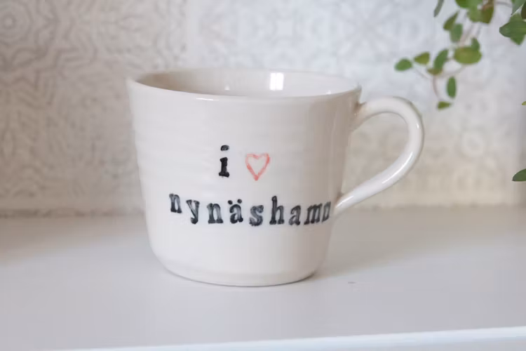 Keramikmugg I love nynäshamn - Pusspuss company