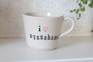 Keramikmugg I love nynäshamn - Pusspuss company