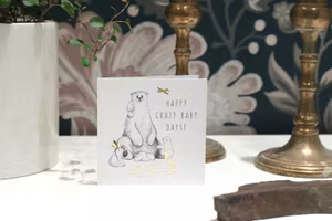 Kort, Happy crazy baby days - Cards by Jojo