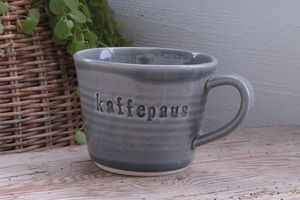 Keramikmugg Kaffepaus - Pusspuss Company