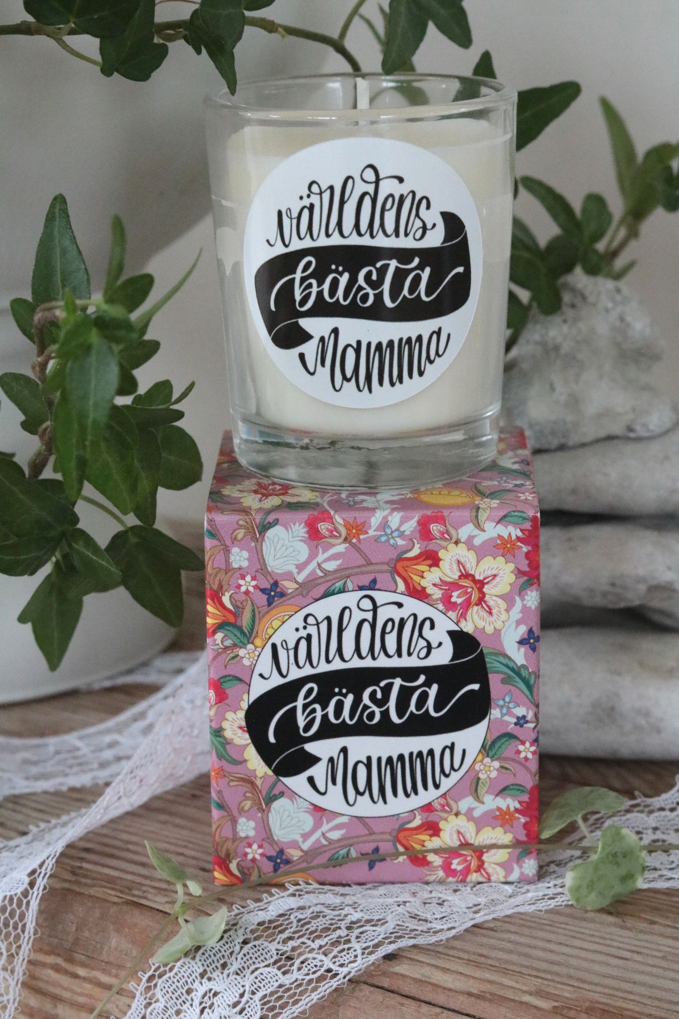 Massageljus Världens bästa mamma - Klinta & Co