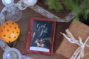 Tevykort God Jul Bock - Tehuset Java