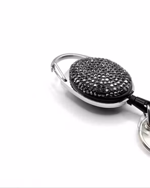 Jojo nyckelknippa GLITTER SVART