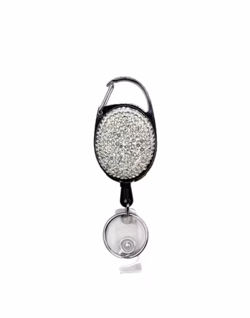 Jojo nyckelknippa GLITTER SILVER