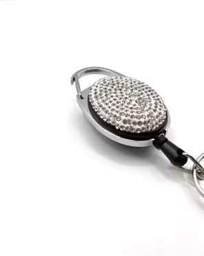 Jojo nyckelknippa GLITTER SILVER