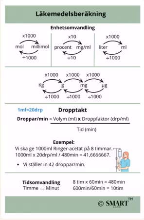 LÄKEMEDELSBERÄKNING
