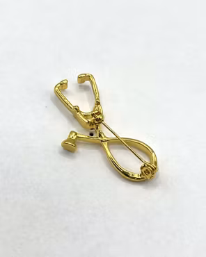 Pin "Stetoskop Guld"
