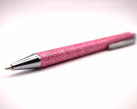 Penna GLITTER ROSA