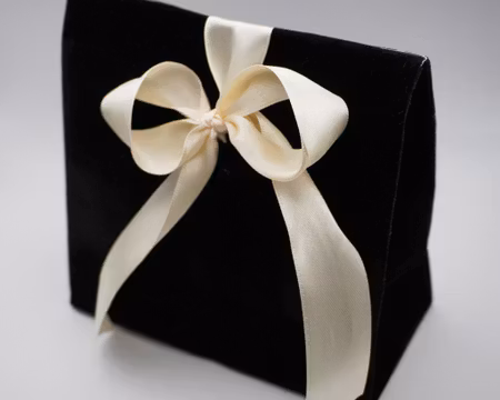 Presentpåse i lyxig sammet