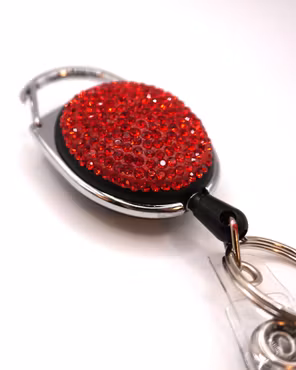 Jojo nyckelknippa GLITTER RÖD