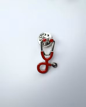 Pin "Stetoskop Röd"