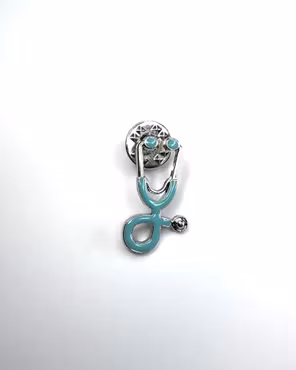 Pin "Stetoskop Turkos"