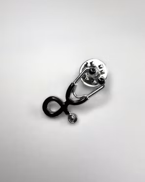 Pin "Stetoskop Svart"