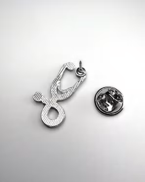 Pin "Stetoskop Svart"