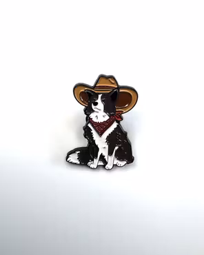 Pin " Cowboyhund"